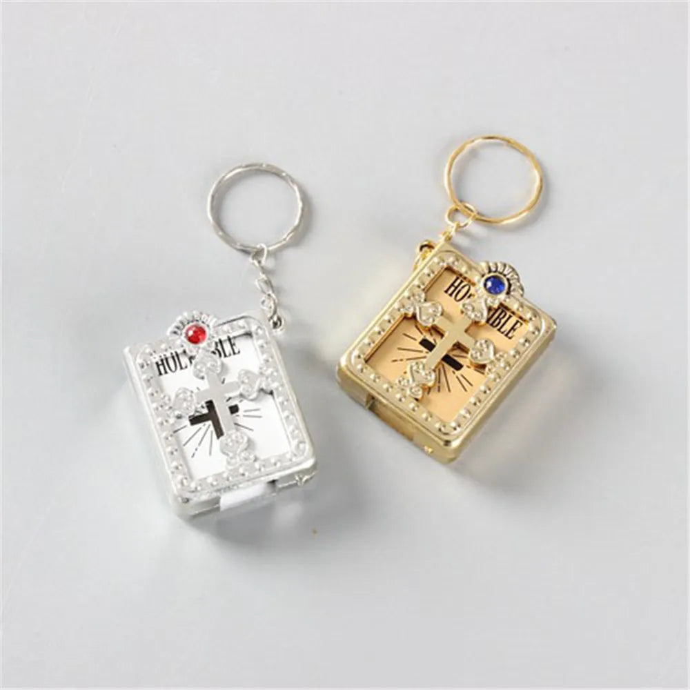 Pocket Edition English Bible Keychain 